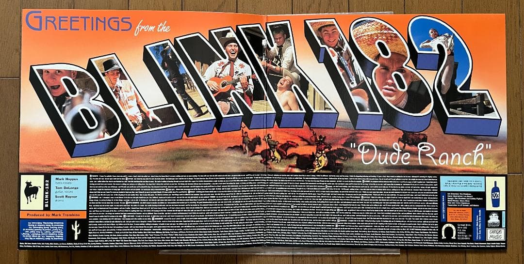 【初回プレス】BLINK 182 / DUDE RANCH