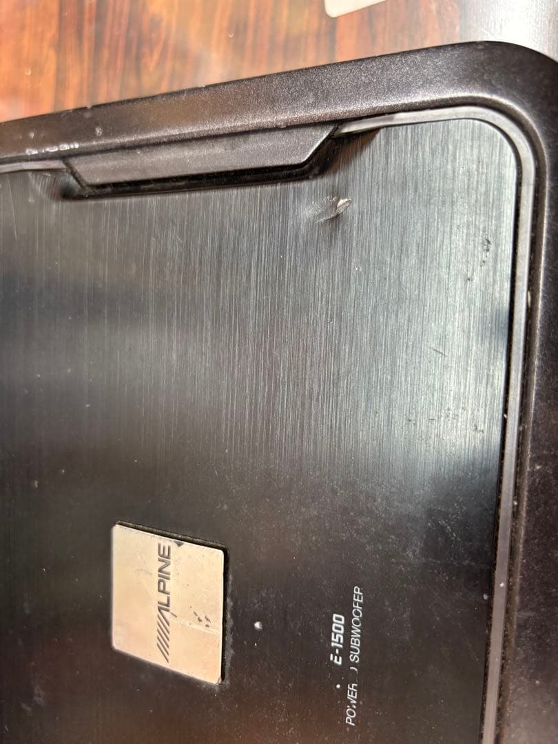 【動作確認済】ALPINE サブウーファー SWE-1500 パワーアンプ