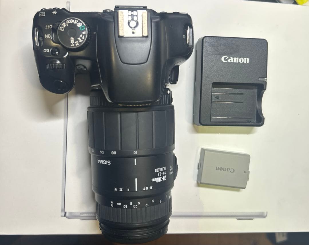 Canon EOS Kiss X2 + SIGMA 70-300mm 動作確認済