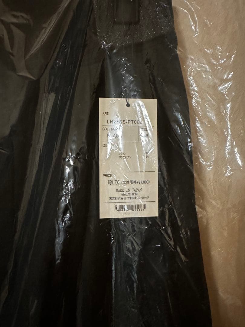 LOHENローヘンDRAWCORD CHINO PANTS 38黒