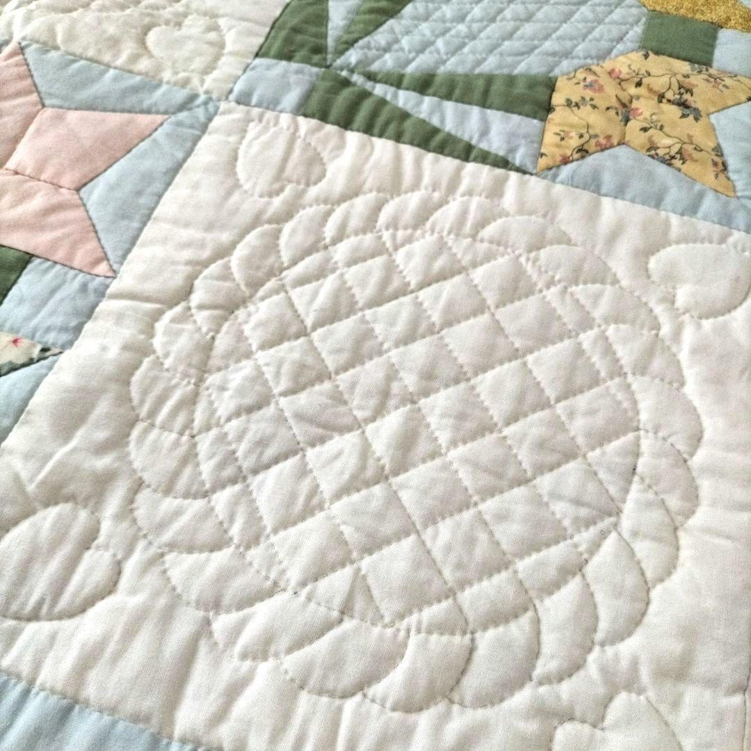 パッチワークタペストリー★ ハンドメイド★キルティング★ベビーキルト★キルト