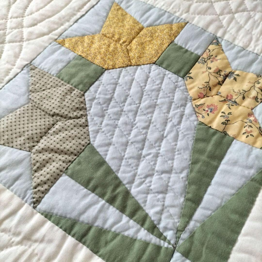 パッチワークタペストリー★ ハンドメイド★キルティング★ベビーキルト★キルト