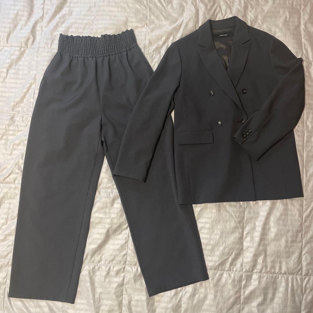 JOURNAL STANDARDウールライクジャケット&パンツ36グレー