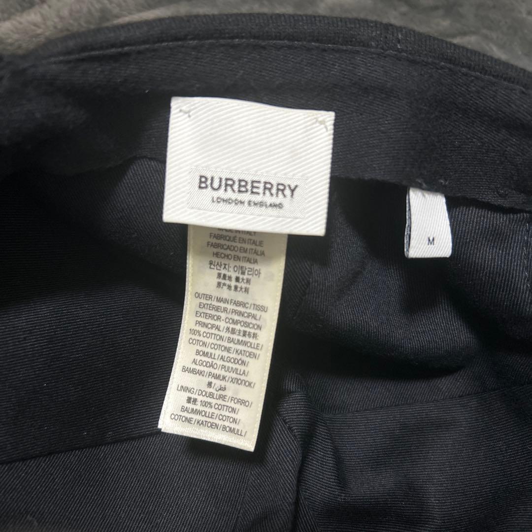 バーバリー TB ロゴ キャップ Mサイズ 美品