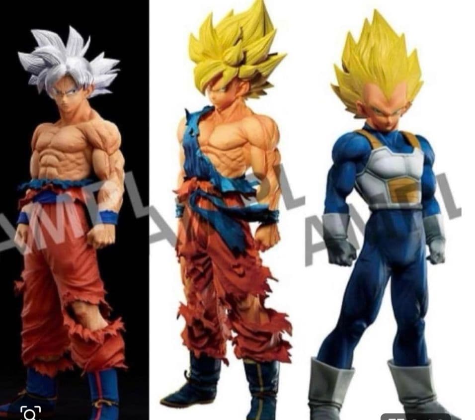 ドラゴンボール ゲンキダマツリ smsp 孫悟空 ベジータ 身勝手フィギュア3点