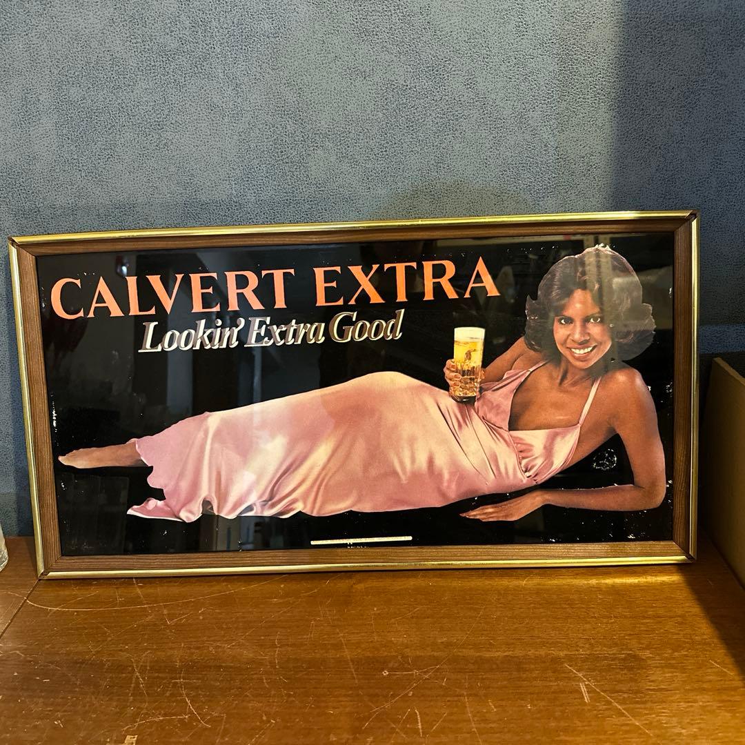 ヴィンテージ　ミラー　CALVERT EXTRA