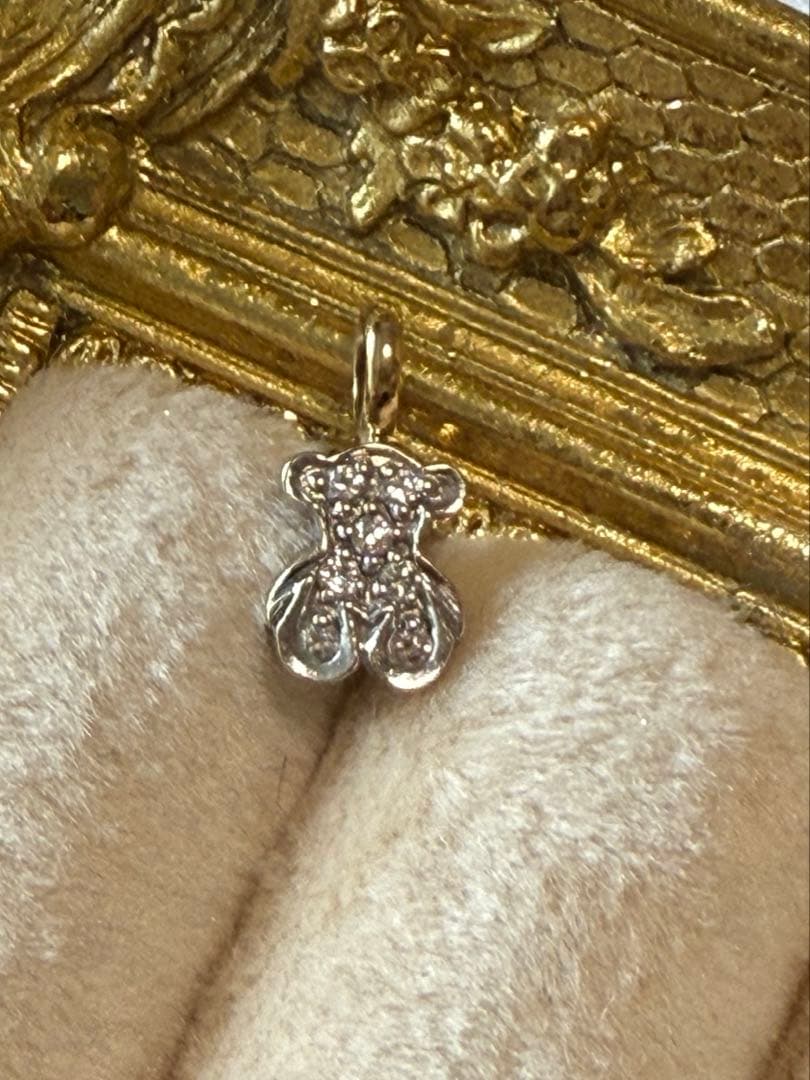 TOUS トウス　k18 ダイヤモンド　くま　テディベア　チャーム