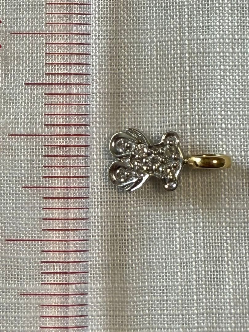 TOUS トウス　k18 ダイヤモンド　くま　テディベア　チャーム