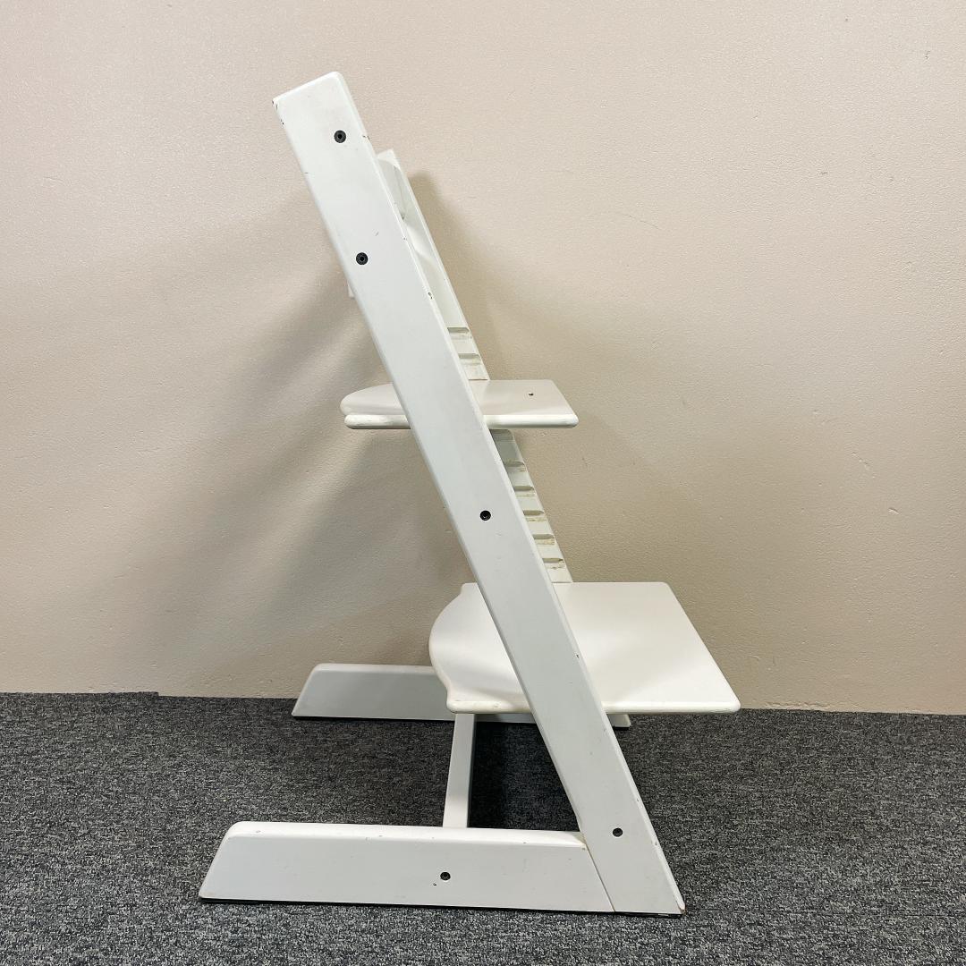 【良品】STOKKE トリップトラップ ホワイト シリアル6