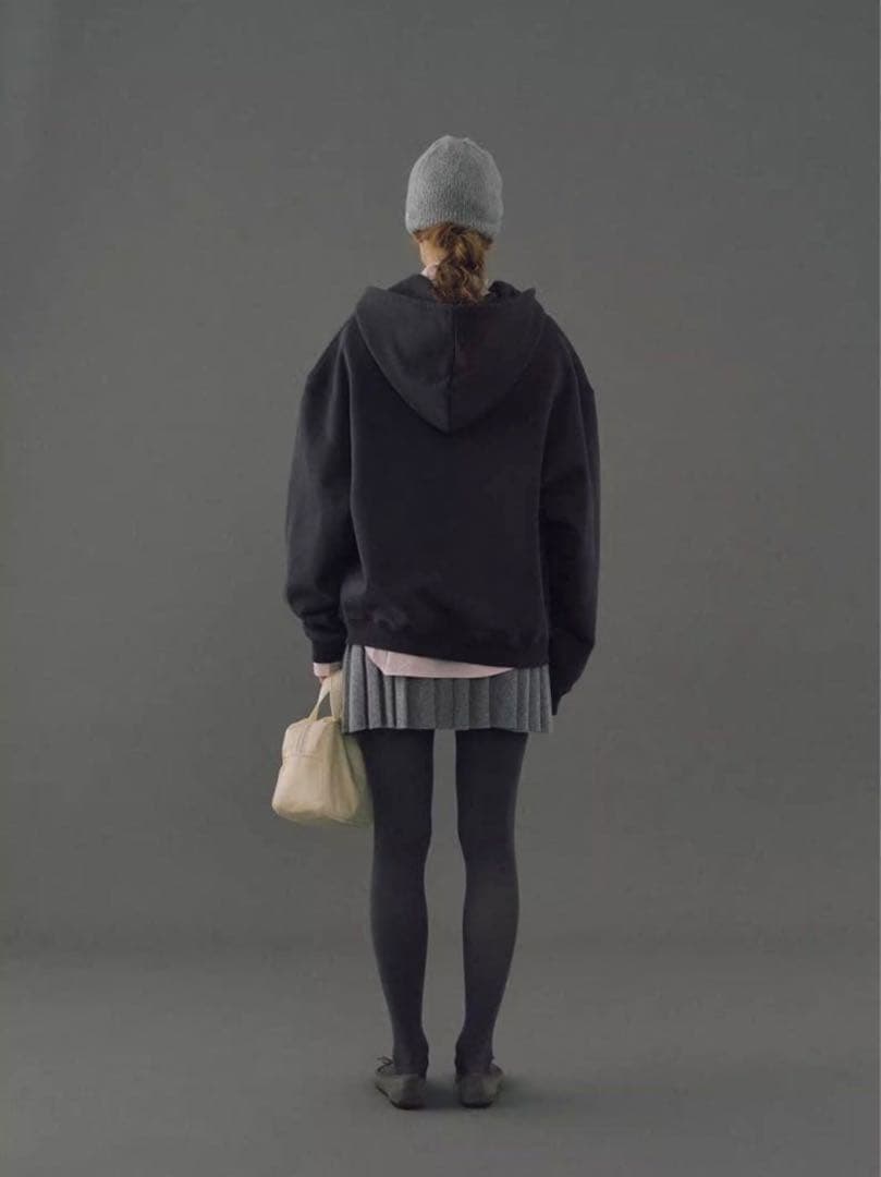 Smoothmood / ダークグレーオーバーサイズパーカー