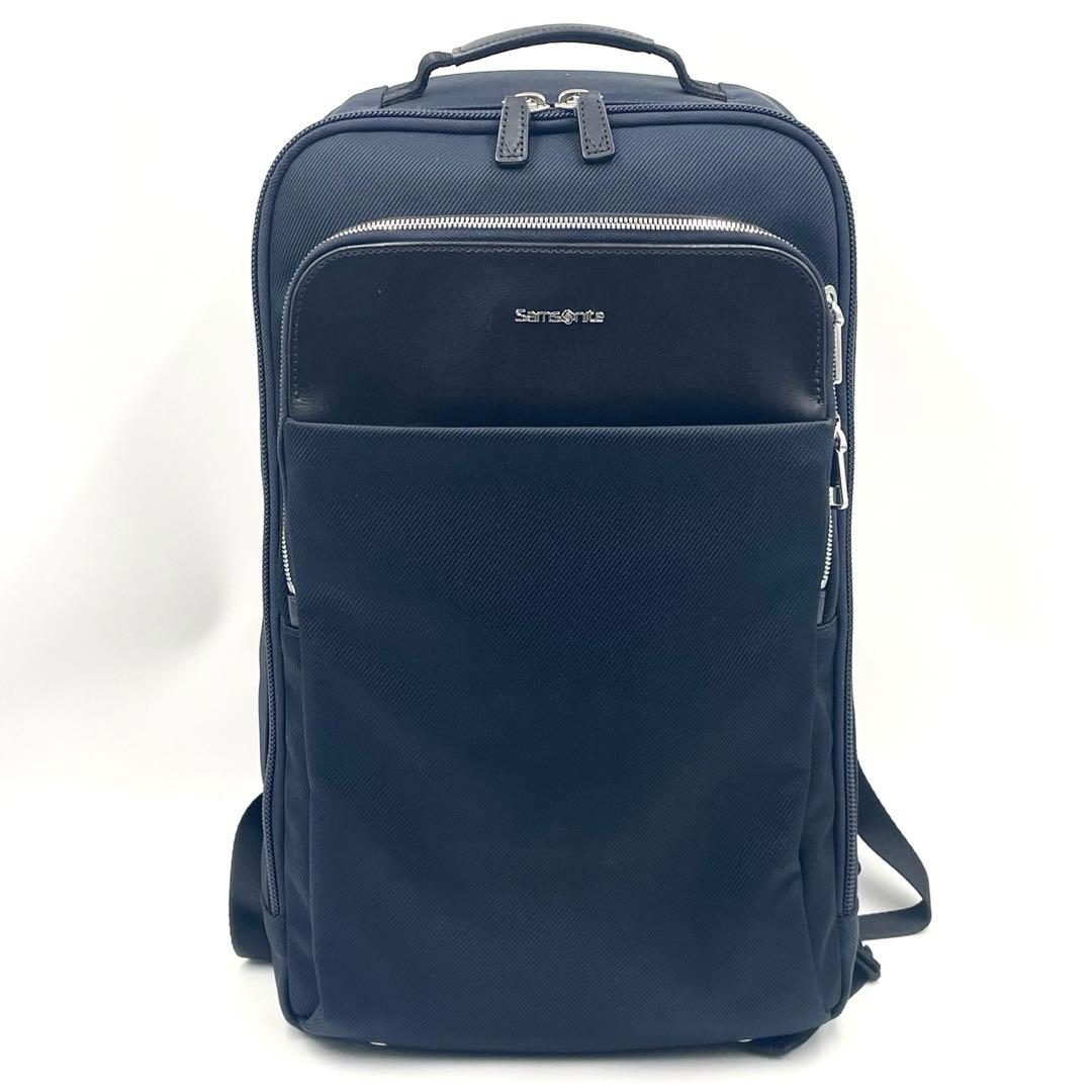 【未使用級】サムソナイト JET BIZ バックパック ビジネス ネイビー大容量