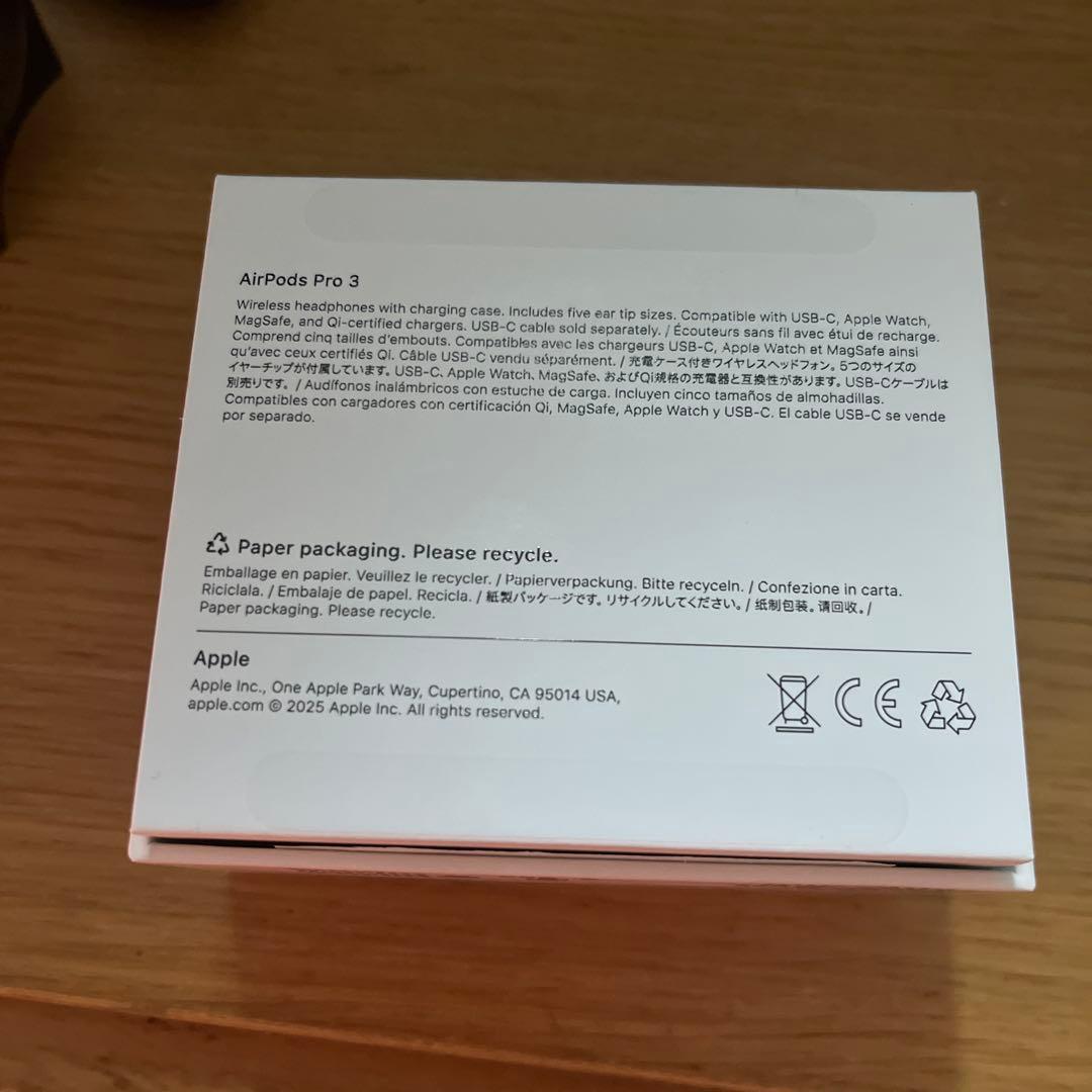 AirPods Pro3 新品　保証書つき