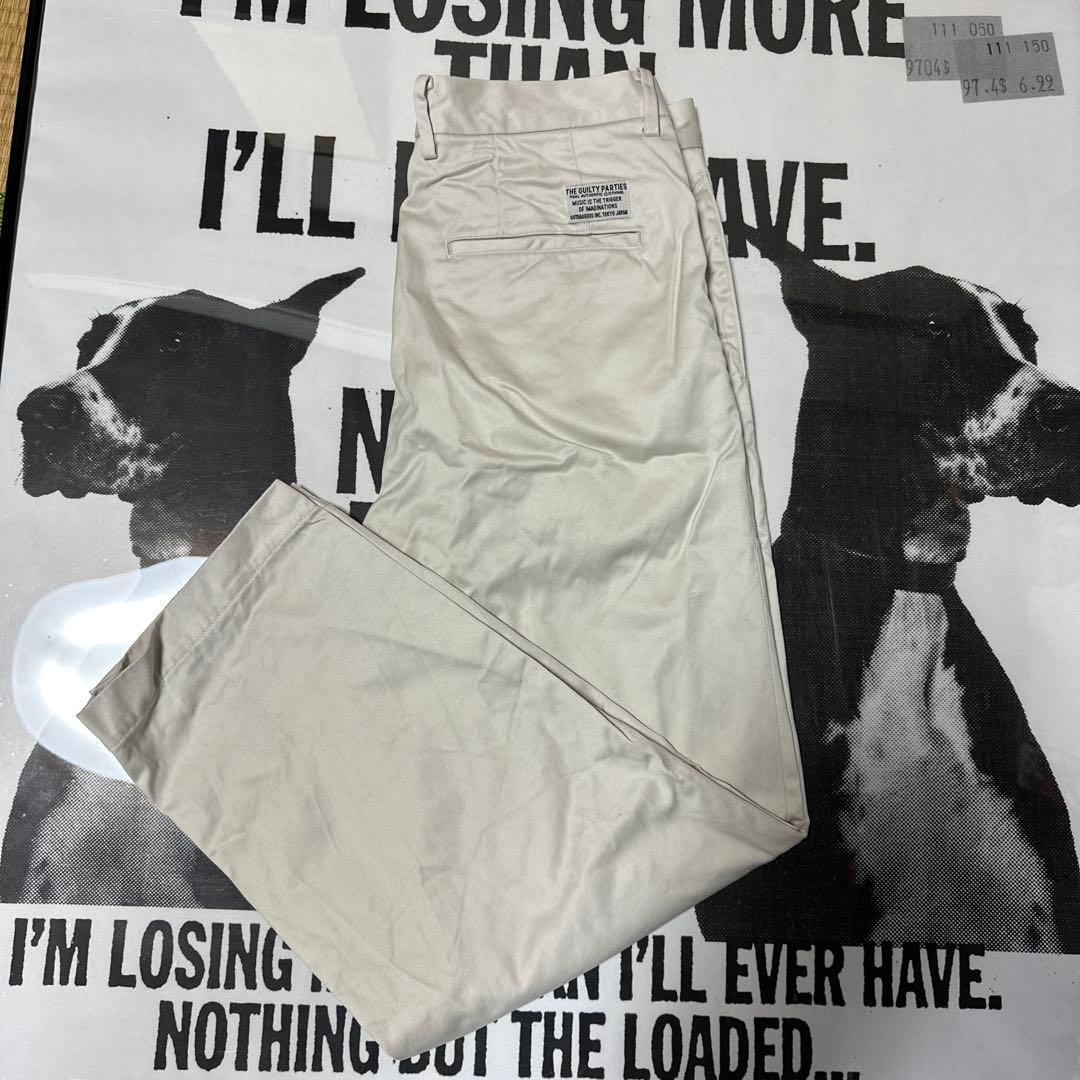 パンツ WACKOMARIA DUBLE PLEATED CHINO TROUSERS