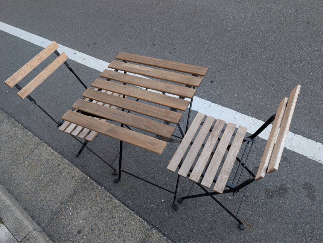 みみ　IKEA 屋外用テーブルセット　2セット