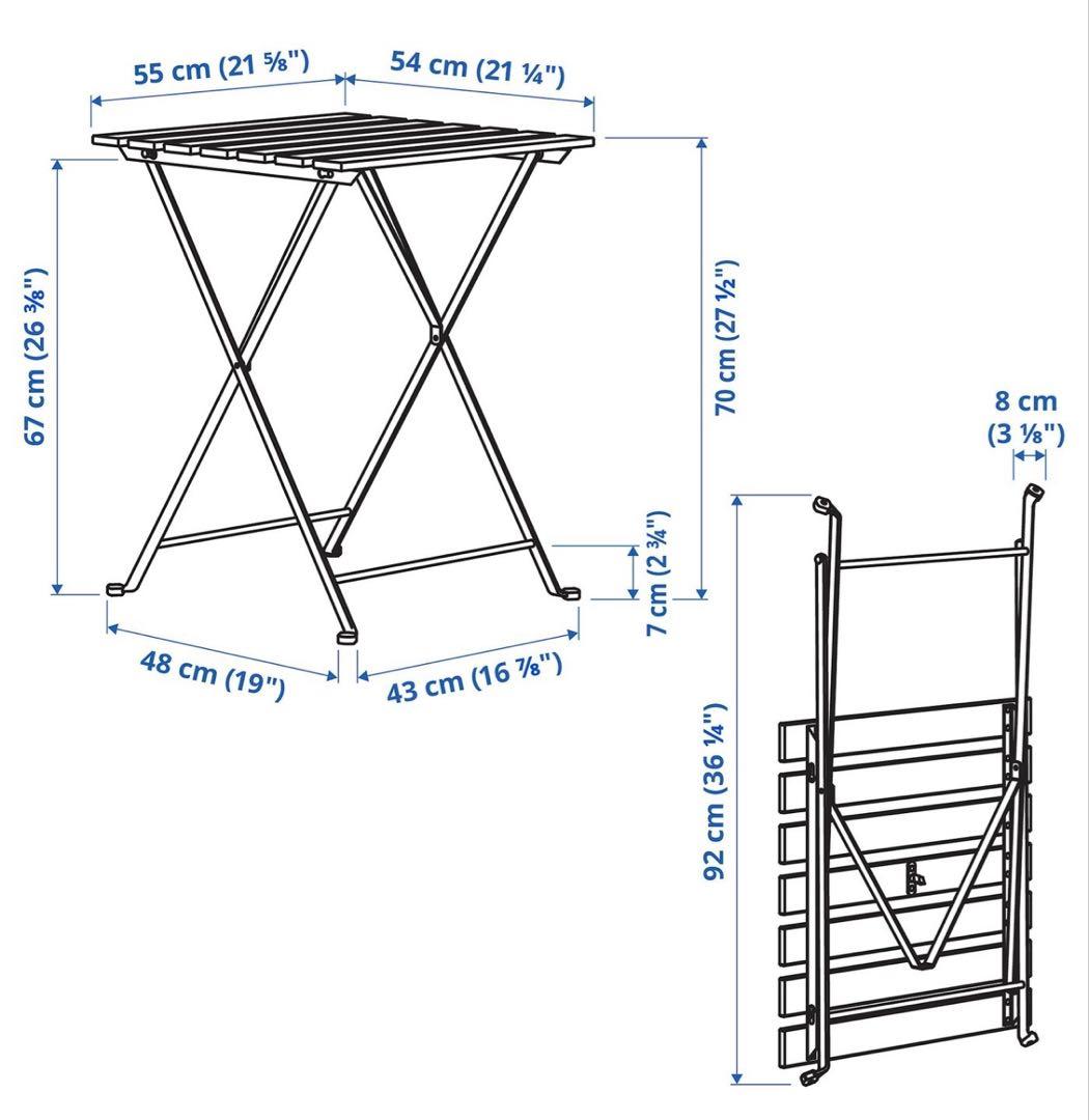 みみ　IKEA 屋外用テーブルセット　2セット