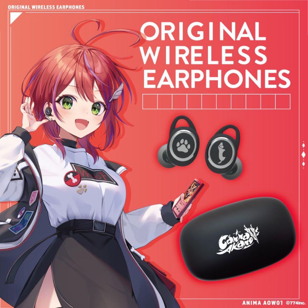 【新品】ななしいんく 茜音カンナ ver. ONKYO ワイヤレスイヤホン