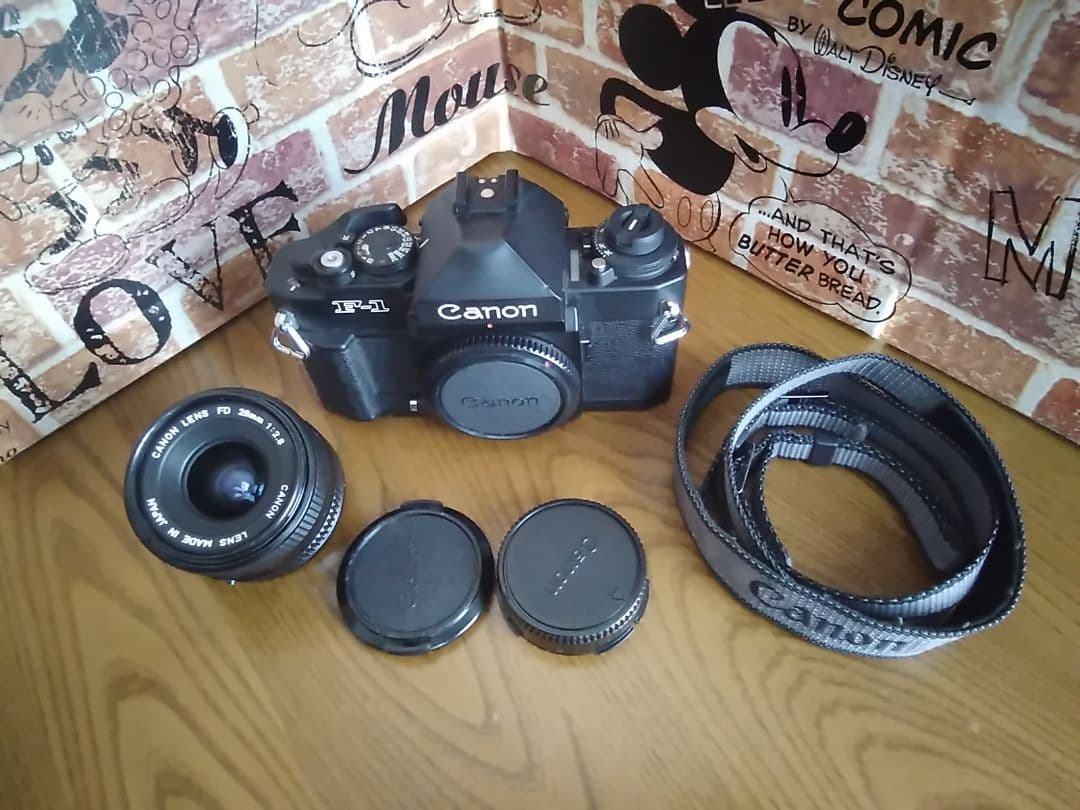 キヤノンnew F-1+ FD28mm 1:2.8 マニュアルフォーカス一眼レフ