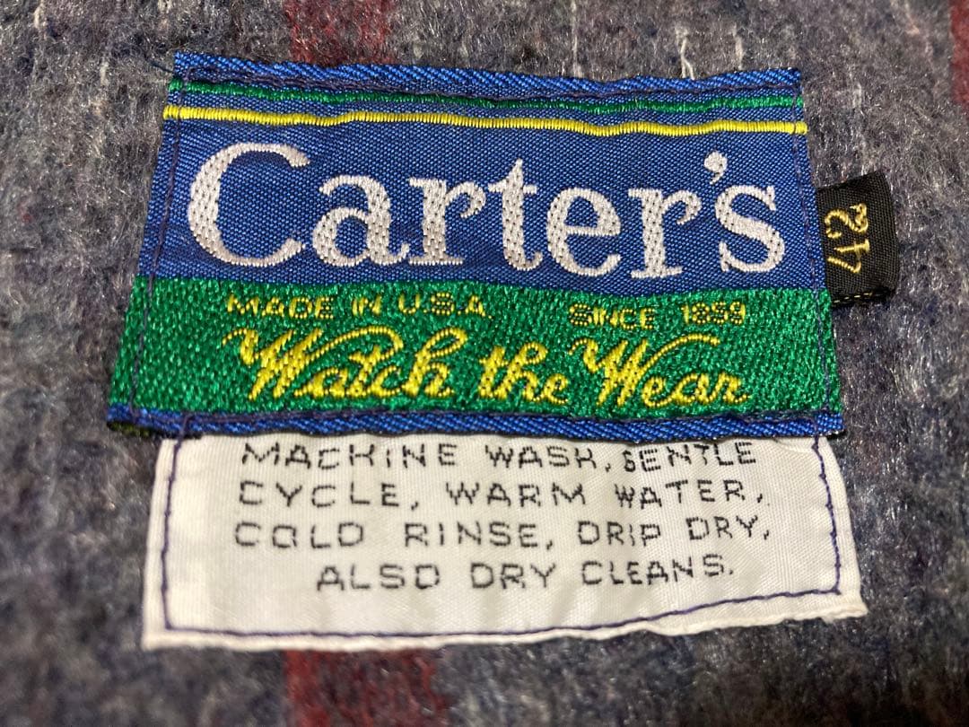 carters 70s 列車タグ カバーオール USA製　ビンテージ　カーターズ