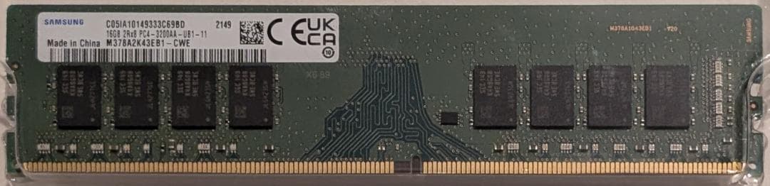 Samsung DDR4 メモリ 32GB (16GB × 2枚組)