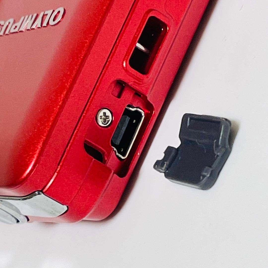 OLYMPUS オリンパス コンパクトデジタルカメラ VG-110 レッド