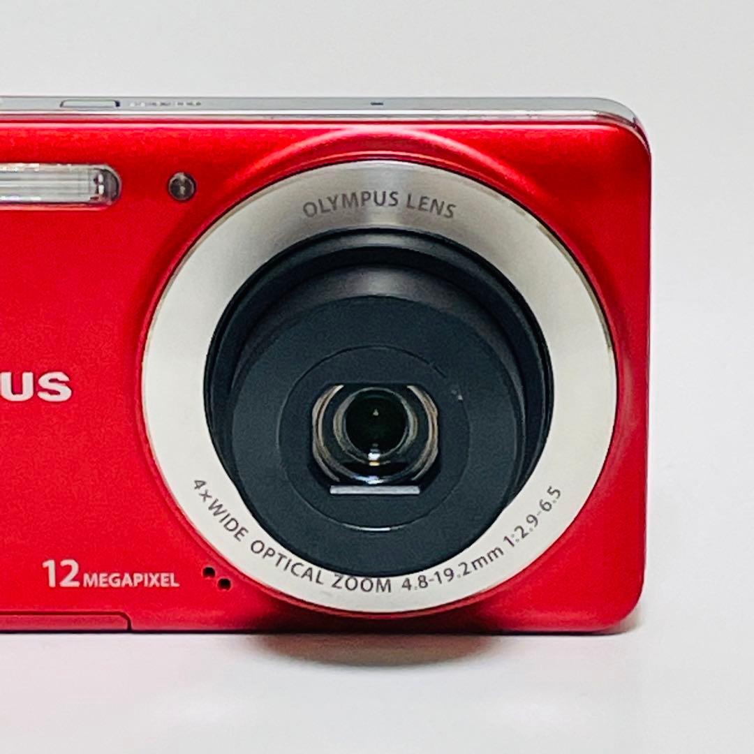OLYMPUS オリンパス コンパクトデジタルカメラ VG-110 レッド