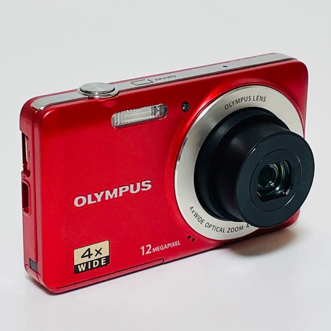 OLYMPUS オリンパス コンパクトデジタルカメラ VG-110 レッド