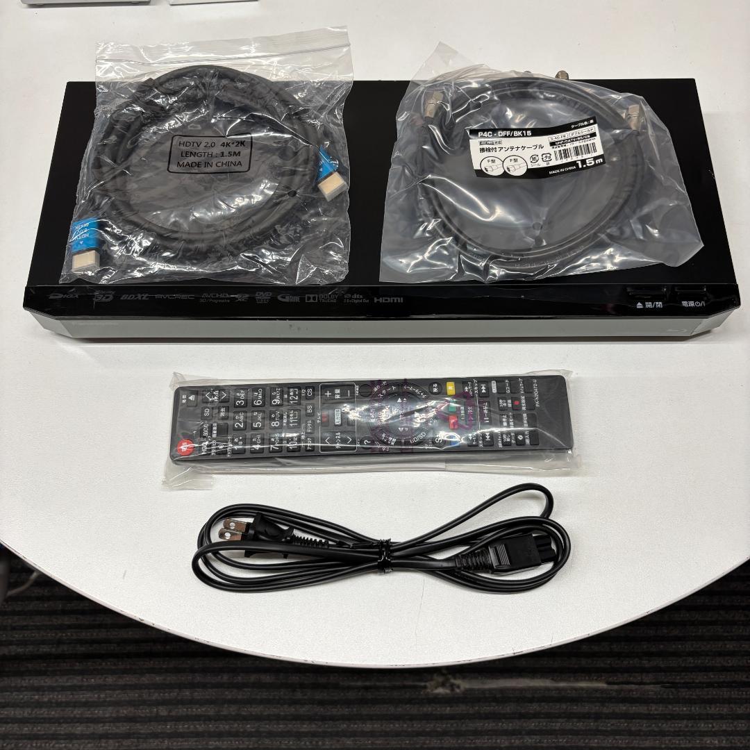 【完動・付属品フルセット】W録 パナ BDレコ 1TB DMR-BRW1000