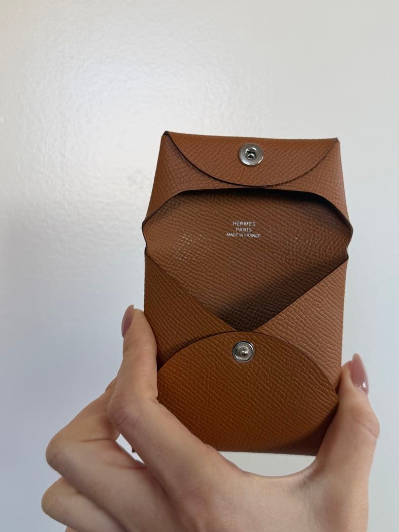 HERMES エルメスバスティア ケ ース W刻ゴールド