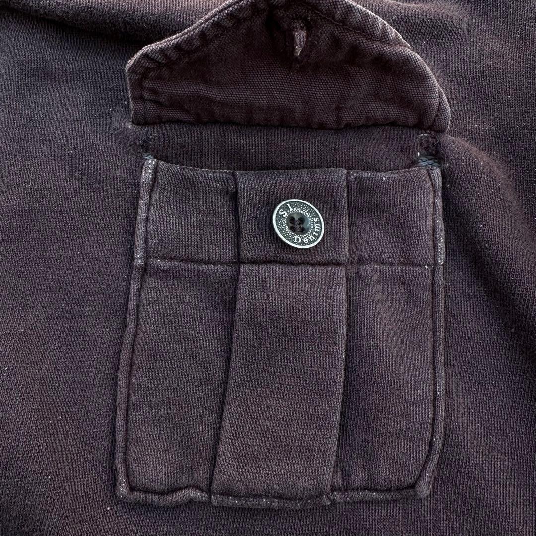 希少 08年 ストーンアイランド 短丈 ガーメント スウェット トレーナー