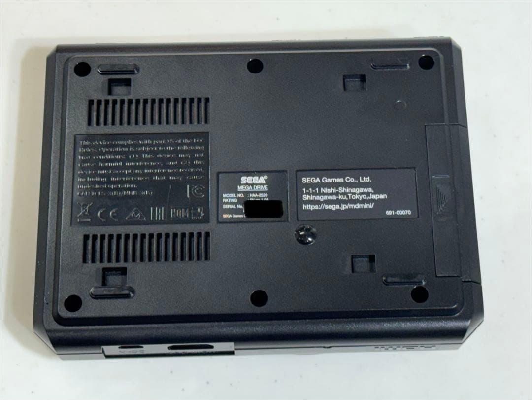 【完品/ケーブル未使用】メガドライブミニW（コントロールパッド2個付）
