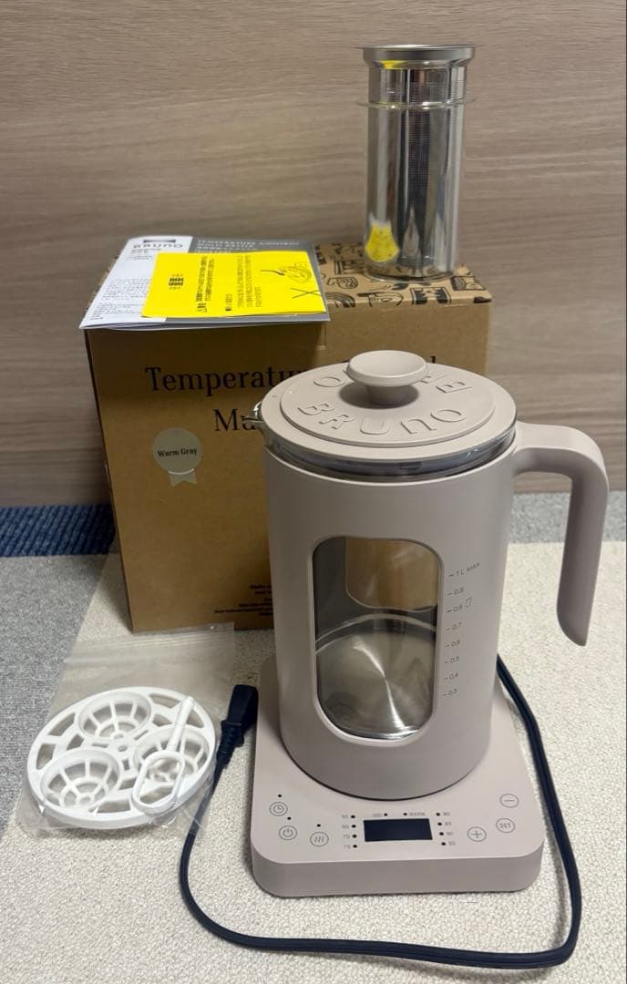 p*o様 ブルーノ　温度設定 電気ケトル ブルーノ マルチケトル BOE103