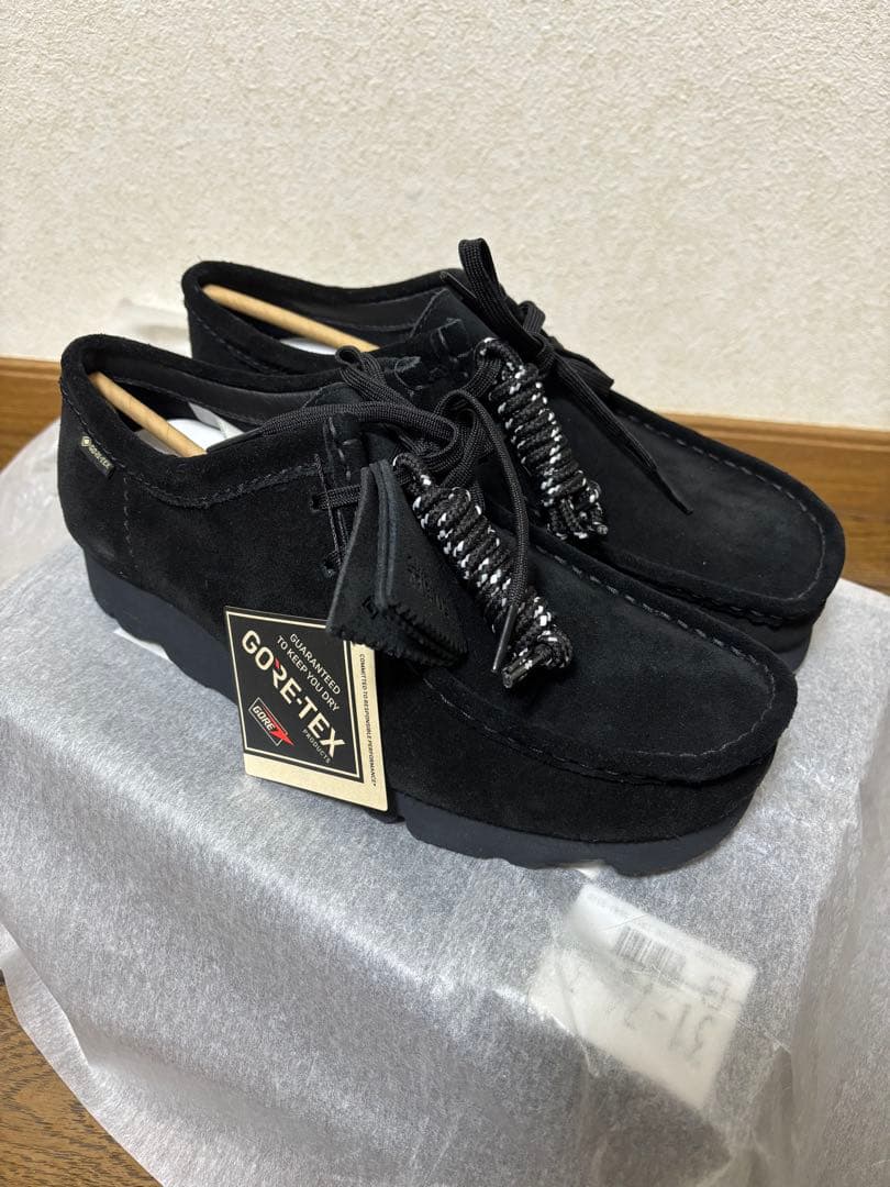 靴 Clarks WallabeeGTX 24.5cm