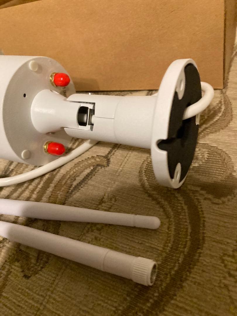 OHWOAIワイヤレス防犯カメラ500万画素2台　ダブルアンテナ　白