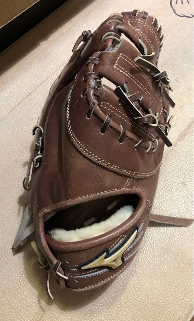 ミズノ 硬式グローブ ブラウンレザー