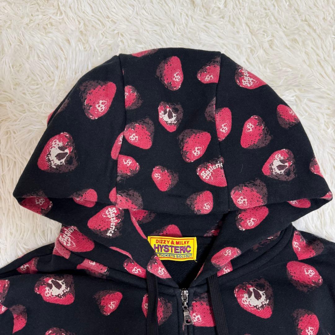美品✨ヒステリックグラマー スカルベリー パーカー フリーサイズ