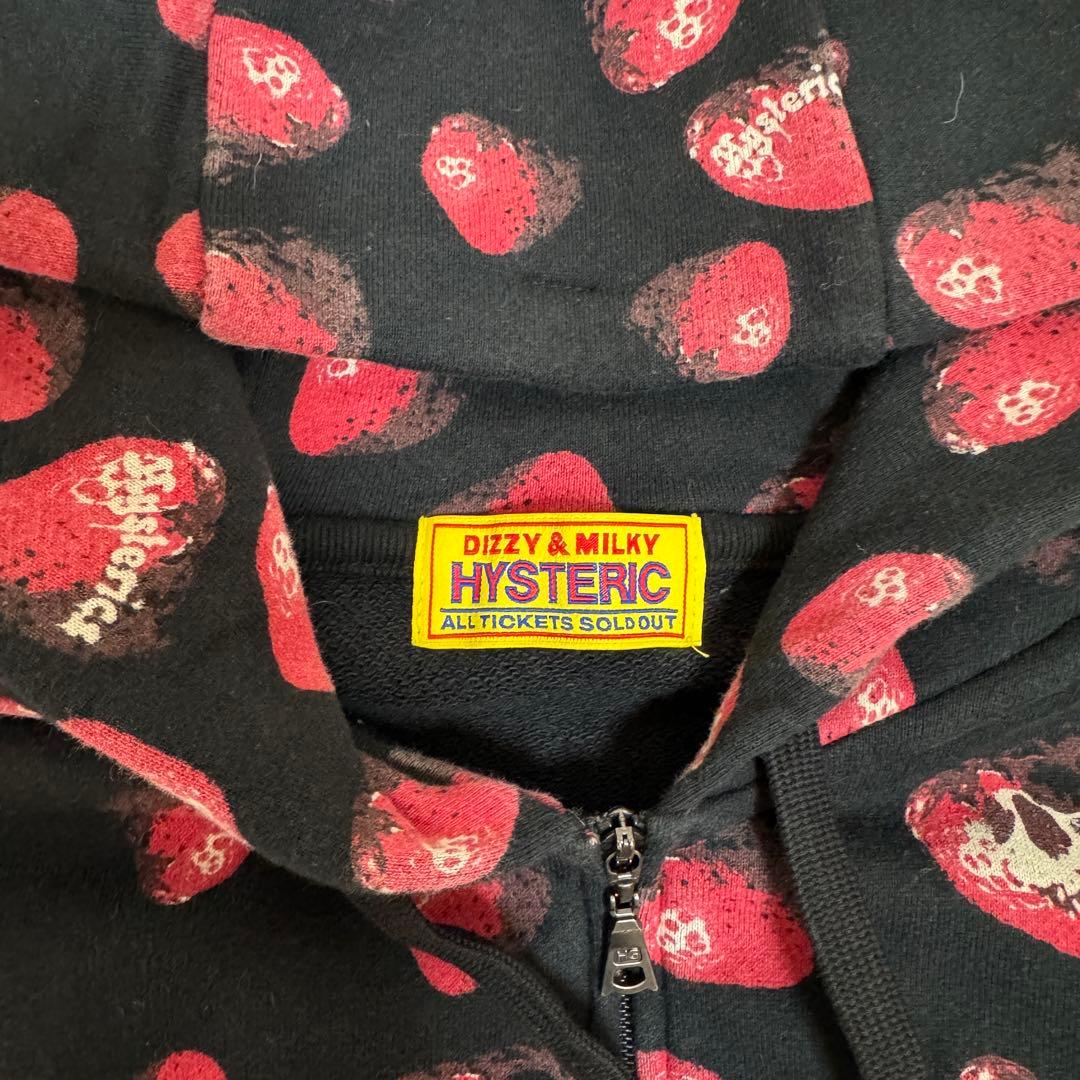 美品✨ヒステリックグラマー スカルベリー パーカー フリーサイズ