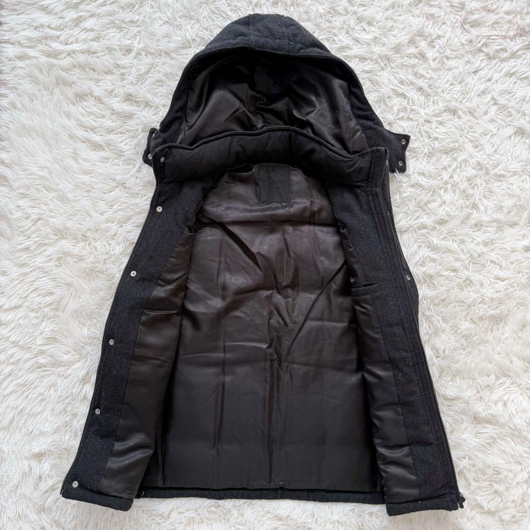 2WAY⭐︎stussy スチューシー ウールダウンベスト チャコールグレー M