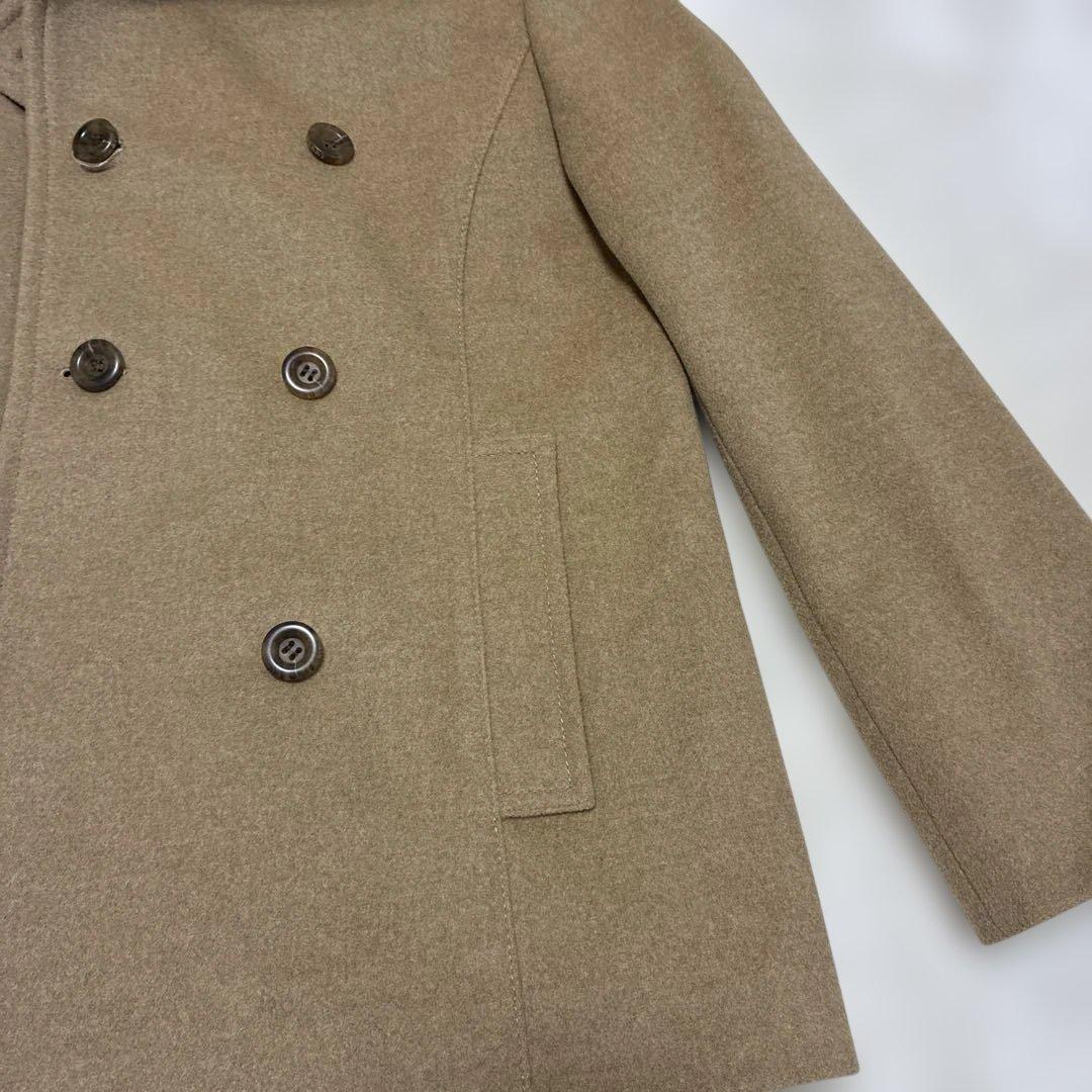 【美品】バーバリー　ロンドン　羊毛カシミアピーコート
