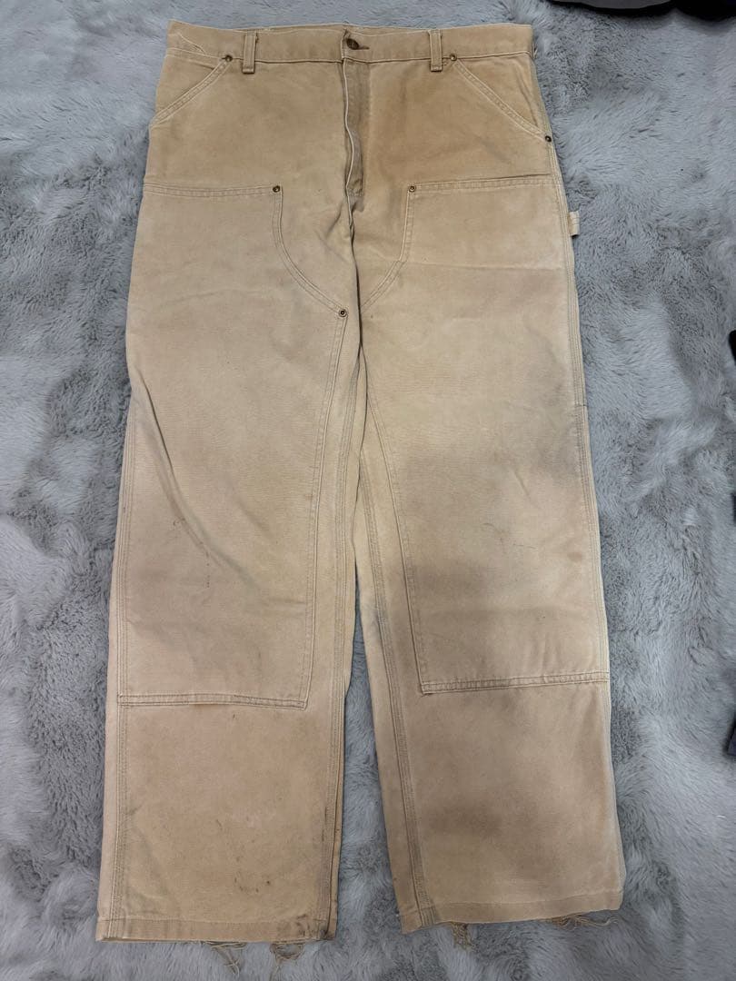 Carhartt ベージュ ダブルニー