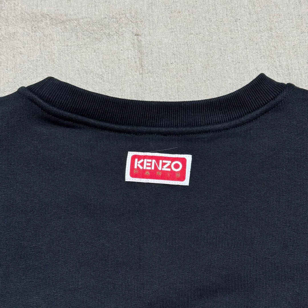 美品 KENZO XL BOKE FLOWER スウェット ブラック プリント