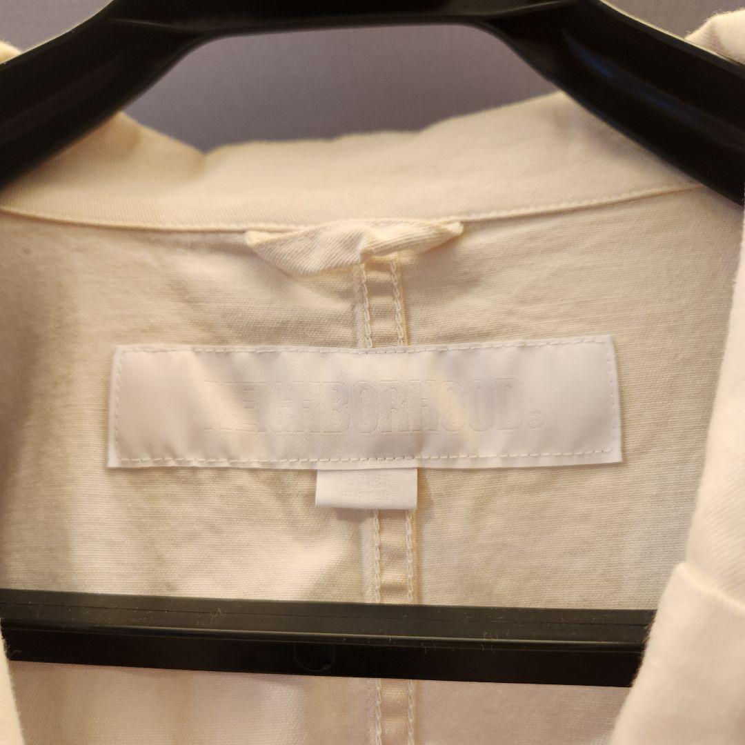 24SS NEIGHBORHOOD SHOP COAT ホワイト