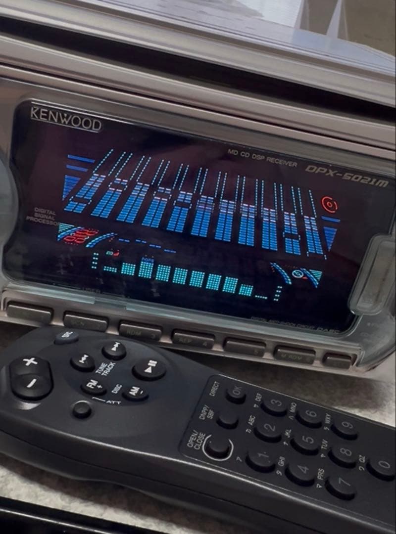 KENWOOD DPX-5021M スペアナ ロンサムカーボーイ 旧車