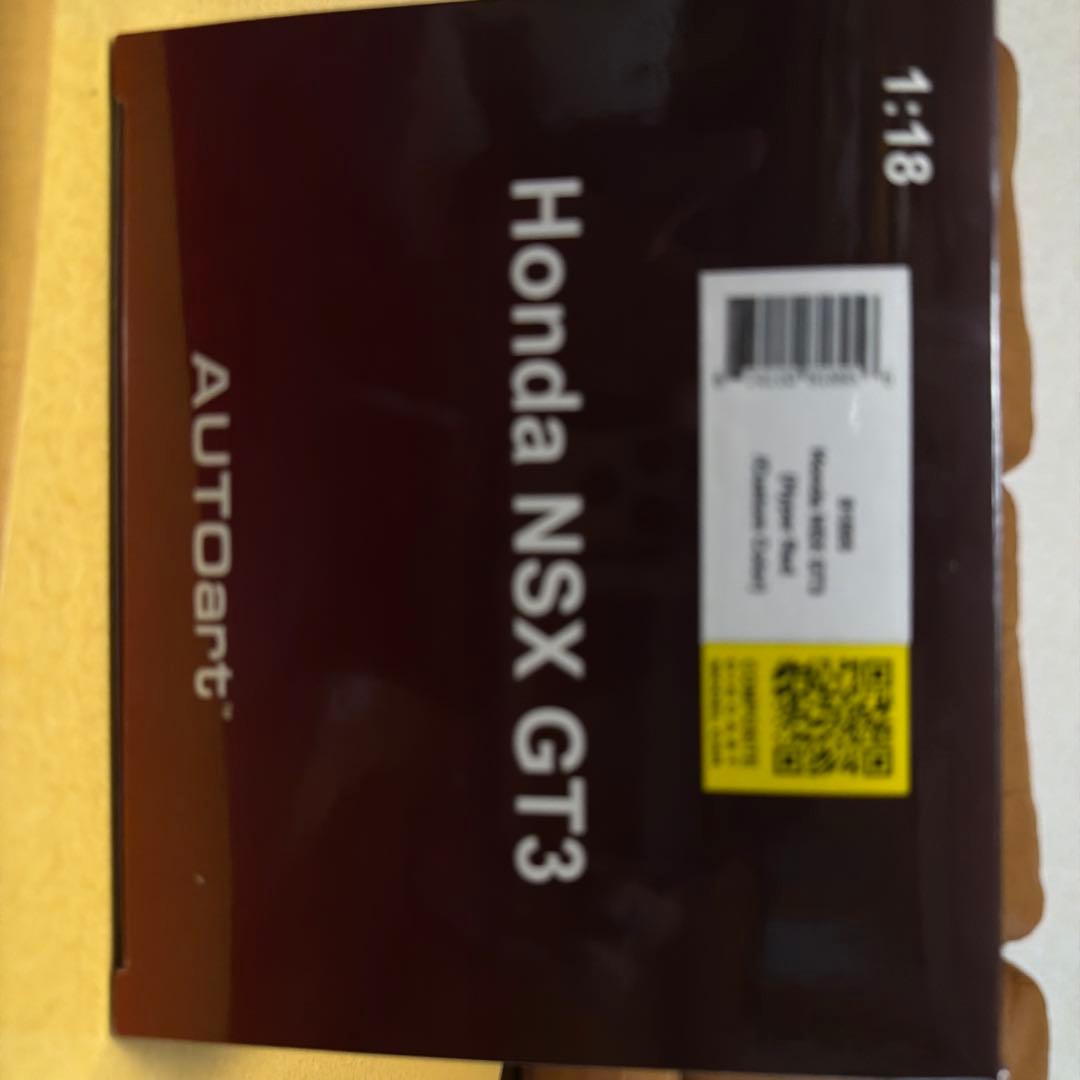 オートアートNSX GT ミニカー 1/18 赤