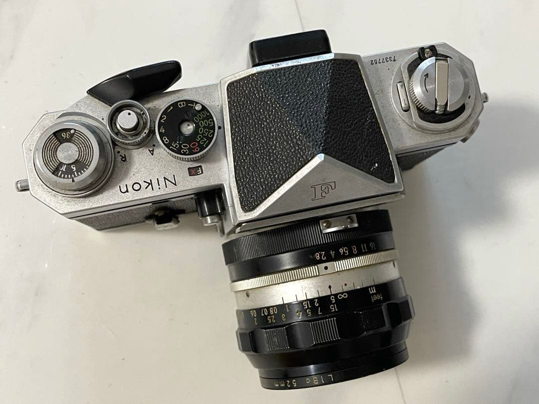 ニコン Nikon F シルバー レンズ付 フィルムカメラ