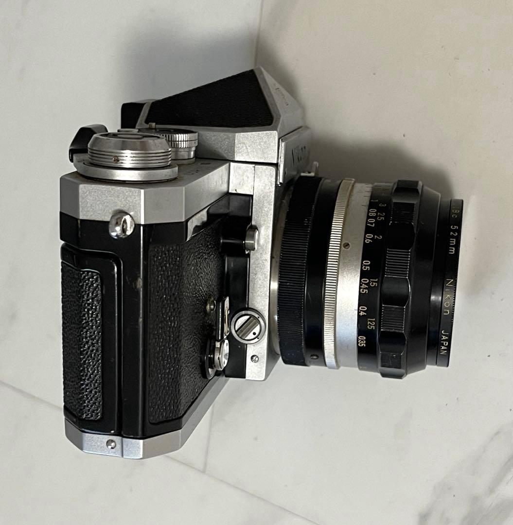ニコン Nikon F シルバー レンズ付 フィルムカメラ