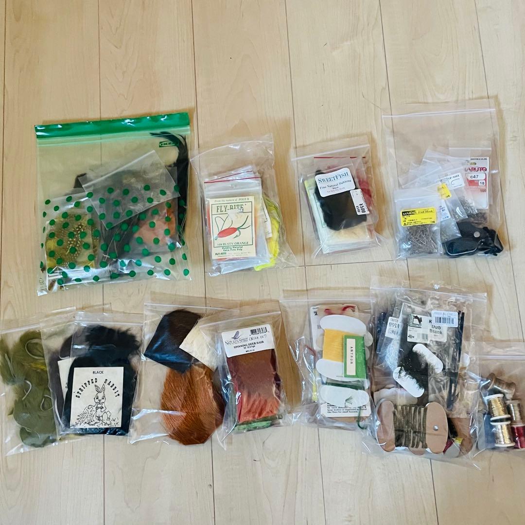 フライフィッシングのマテリアル、フライフック　タイイング