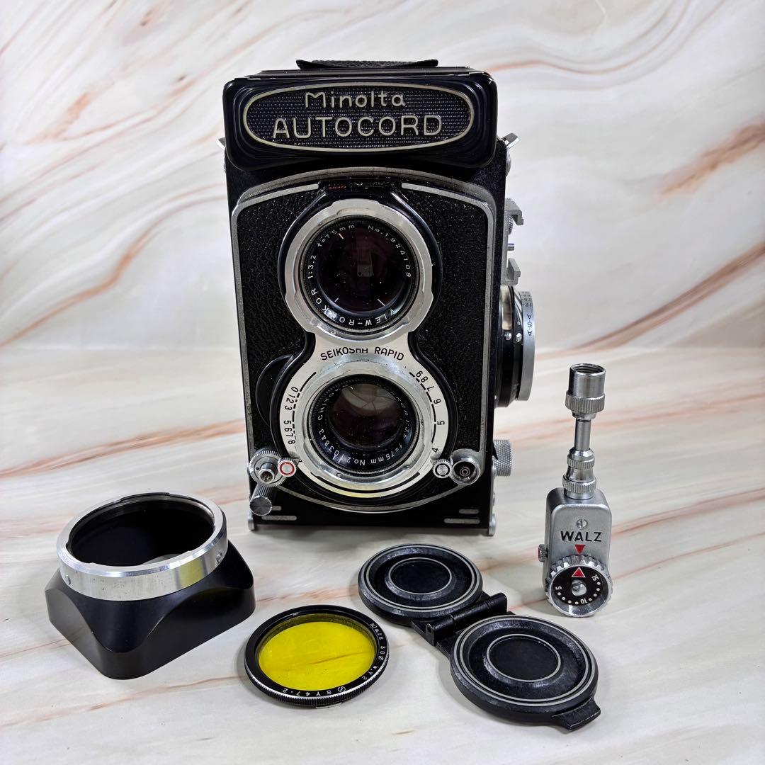 ミノルタ　オートコード　二眼レフカメラ　レンズキャップ ジャンク