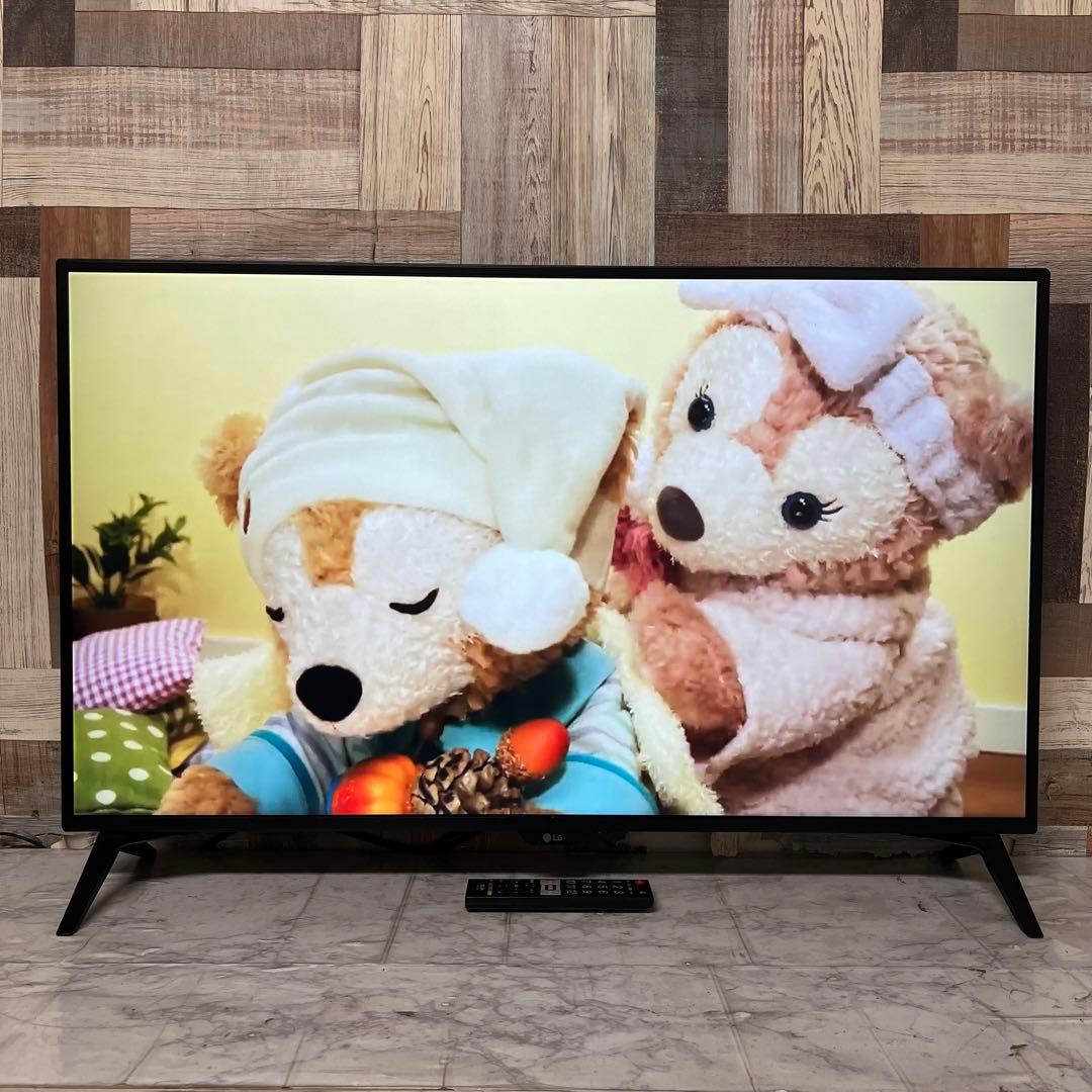 即日受渡❣️全国送料込3年前購入LG 43型4画面表示4K液晶モニターゲームモード