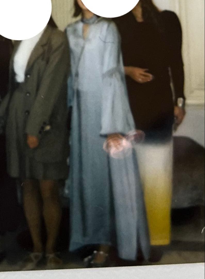 marte vintage サテンワンピース　サテンドレス