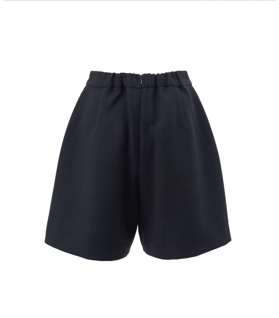 シーニュcygneダブルショートパンツ Lena　ブラック 1サイズ